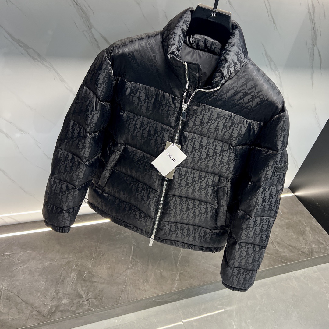 Dior 23FW Oblique Unisex Winter Jacket Size 46-54