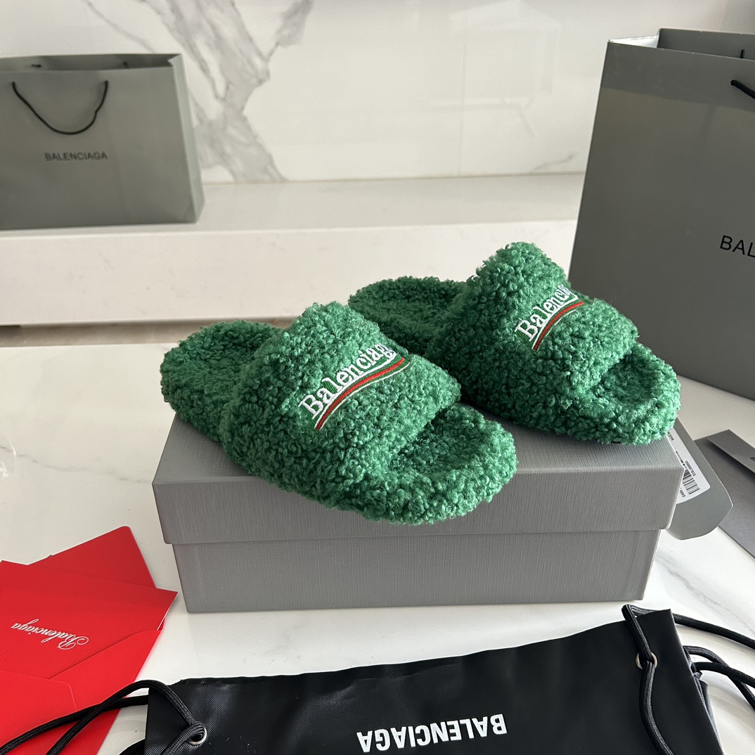 Balenciaga 23FW New Winter Slippers Size 35-41