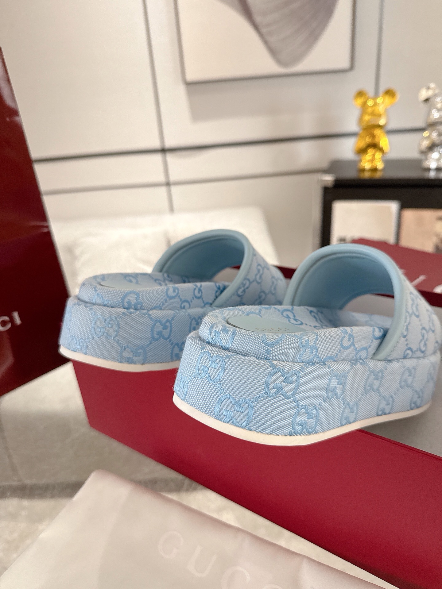 Gucci Platform Sandal Slippers Size 36-44