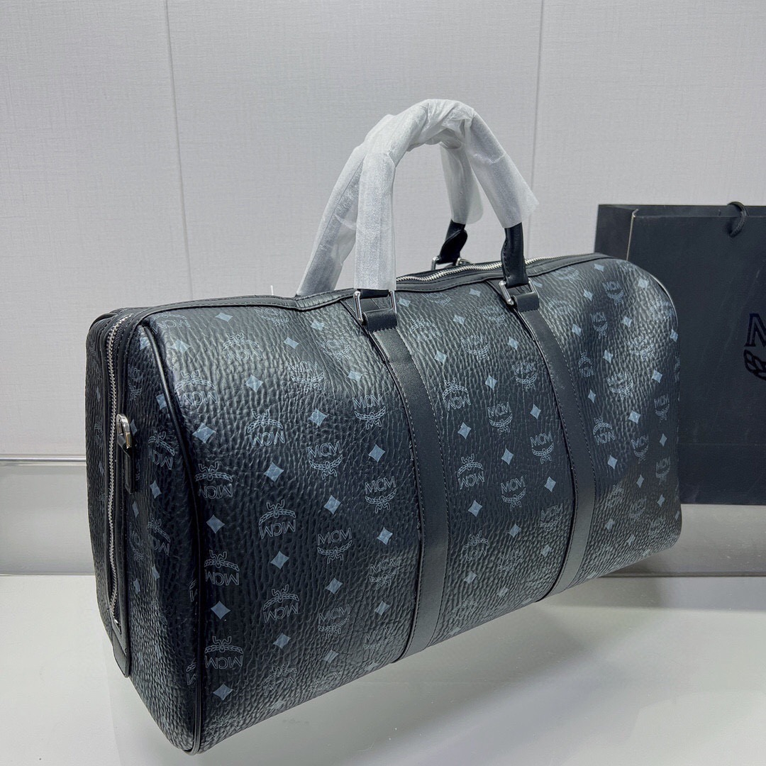 MCM Ottomar Weekender Bag in Visetos Size 45cm