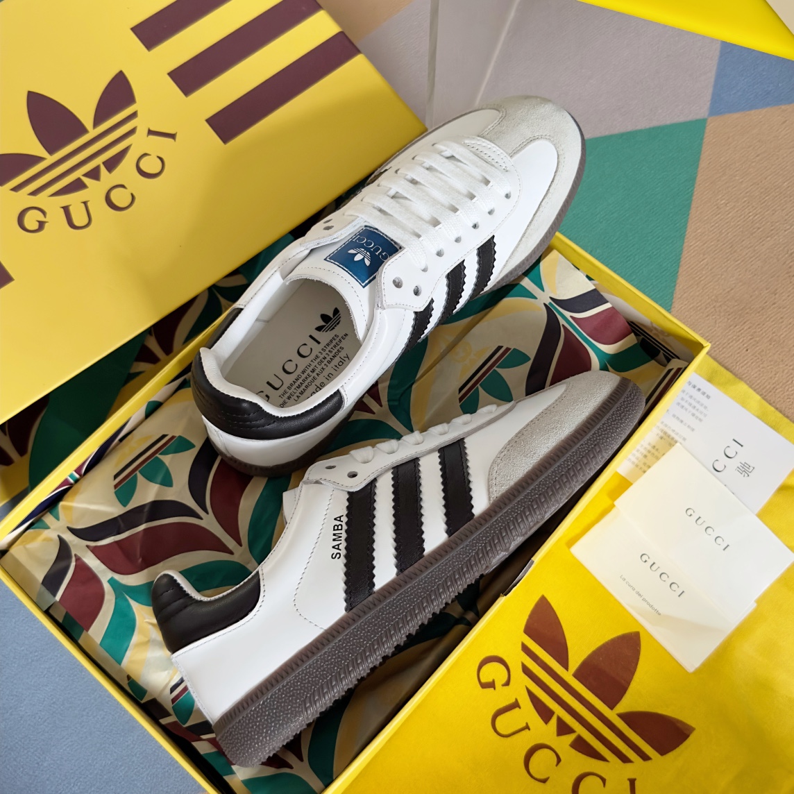 Gucci x Adidas Gazelle Sneaker Size 36-46
