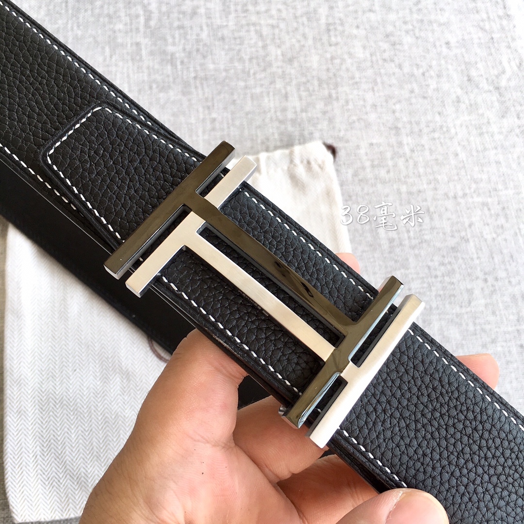 Hermes Men Belt Width 3.8cm