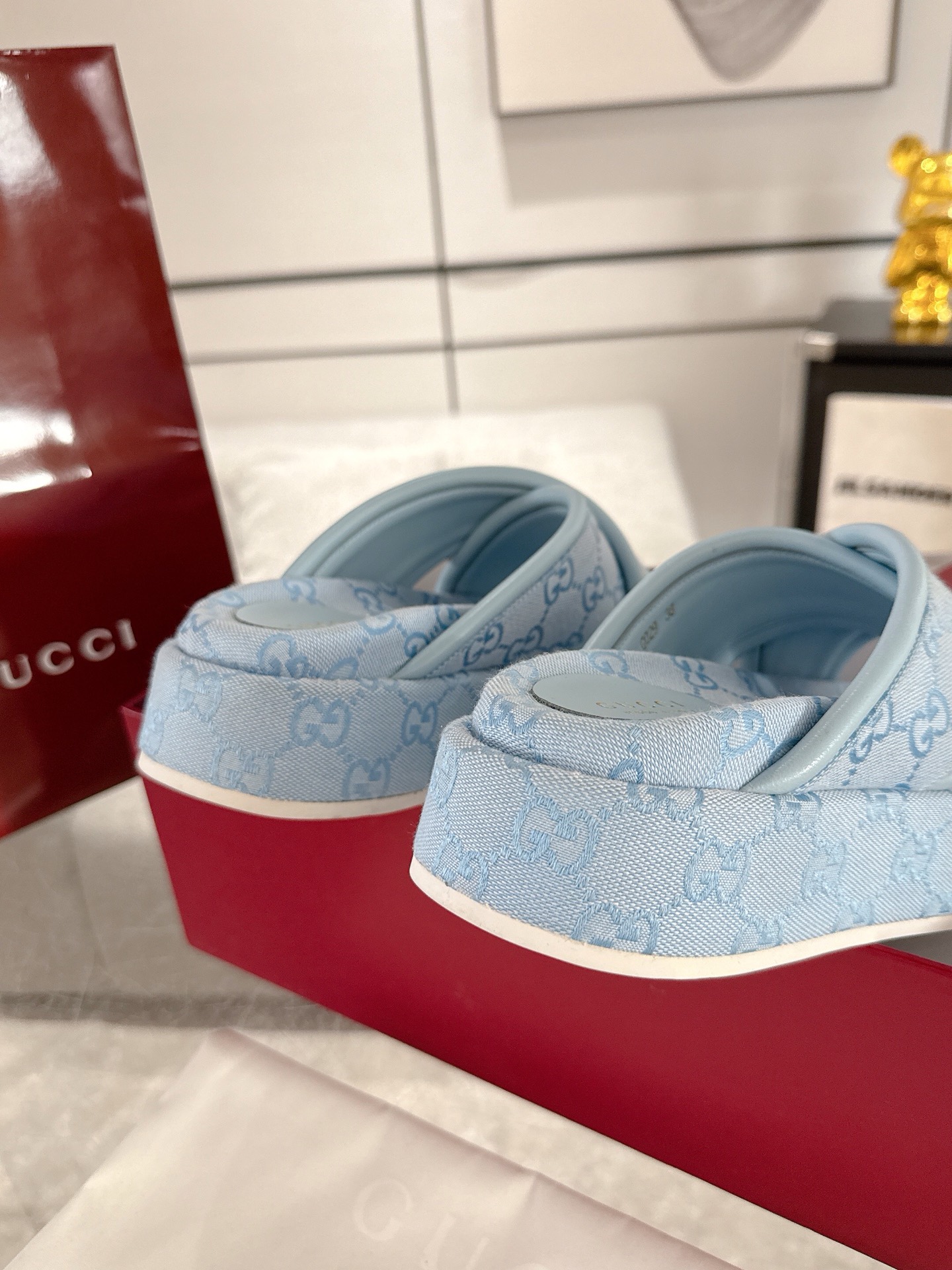 Gucci Platform Sandal Slippers Size 36-44