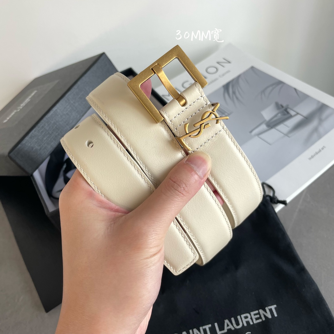 YSL Women Belt Width 3cm