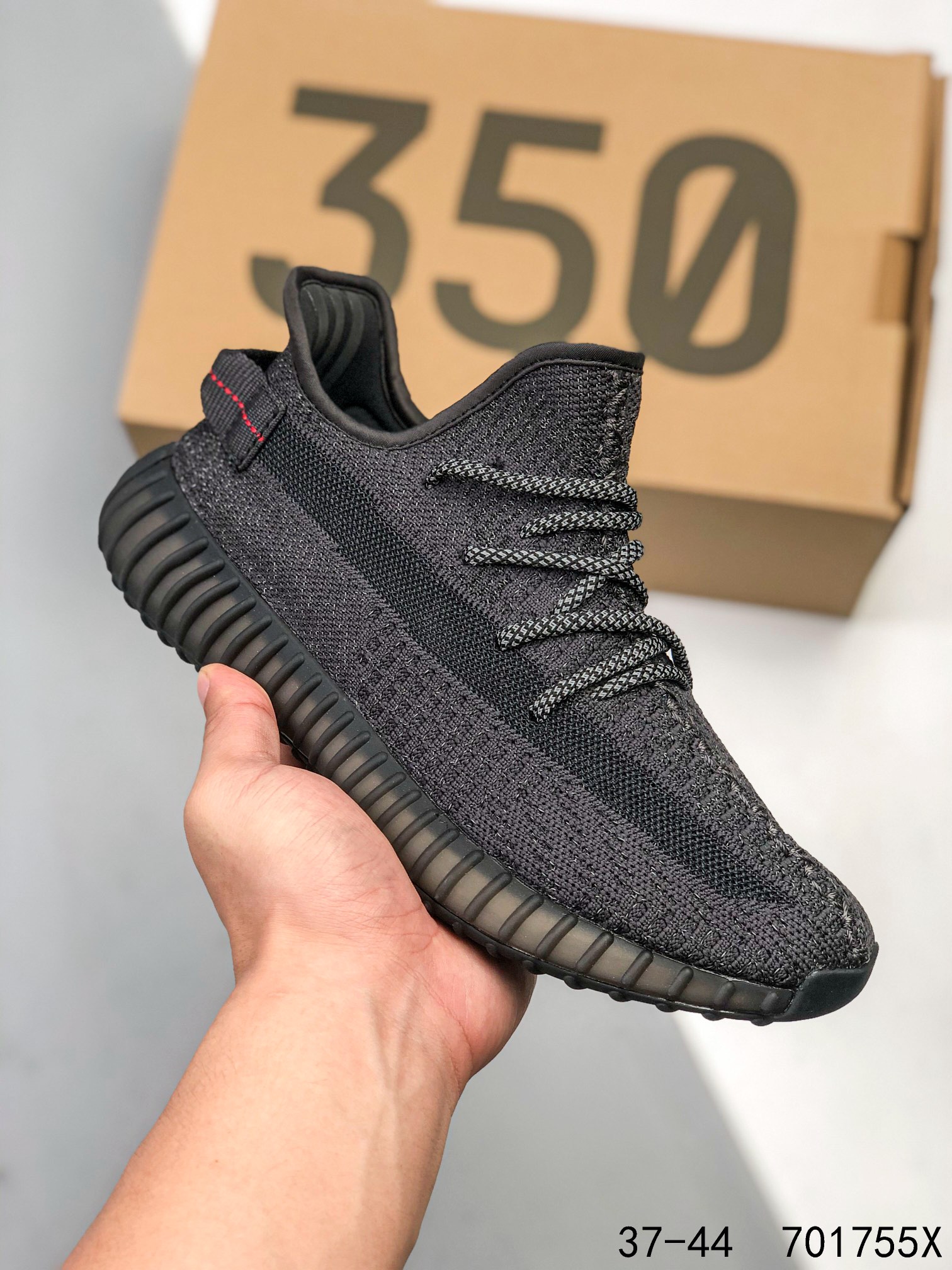 Yeezy 350 Boost 350 V2 Mens/Women Sneakers Shoes Black3 36 - 45