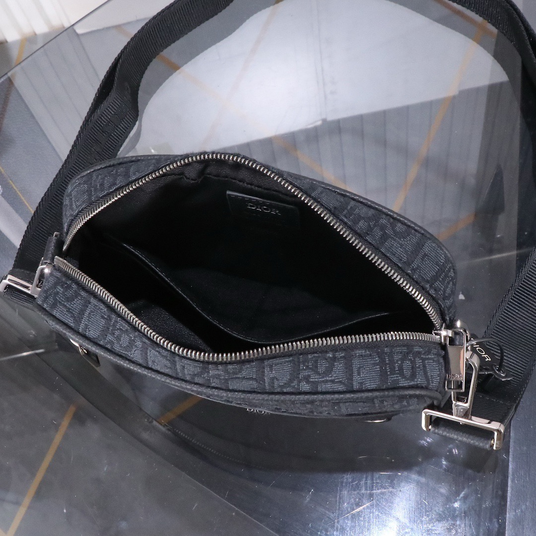 Dior Oblique Galaxy Men Shoulder Bags Size 22*15*6cm