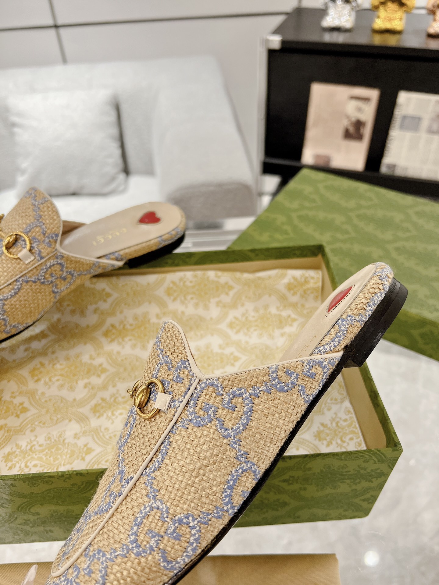 Gucci Princetown GG Slippers Size 35-40