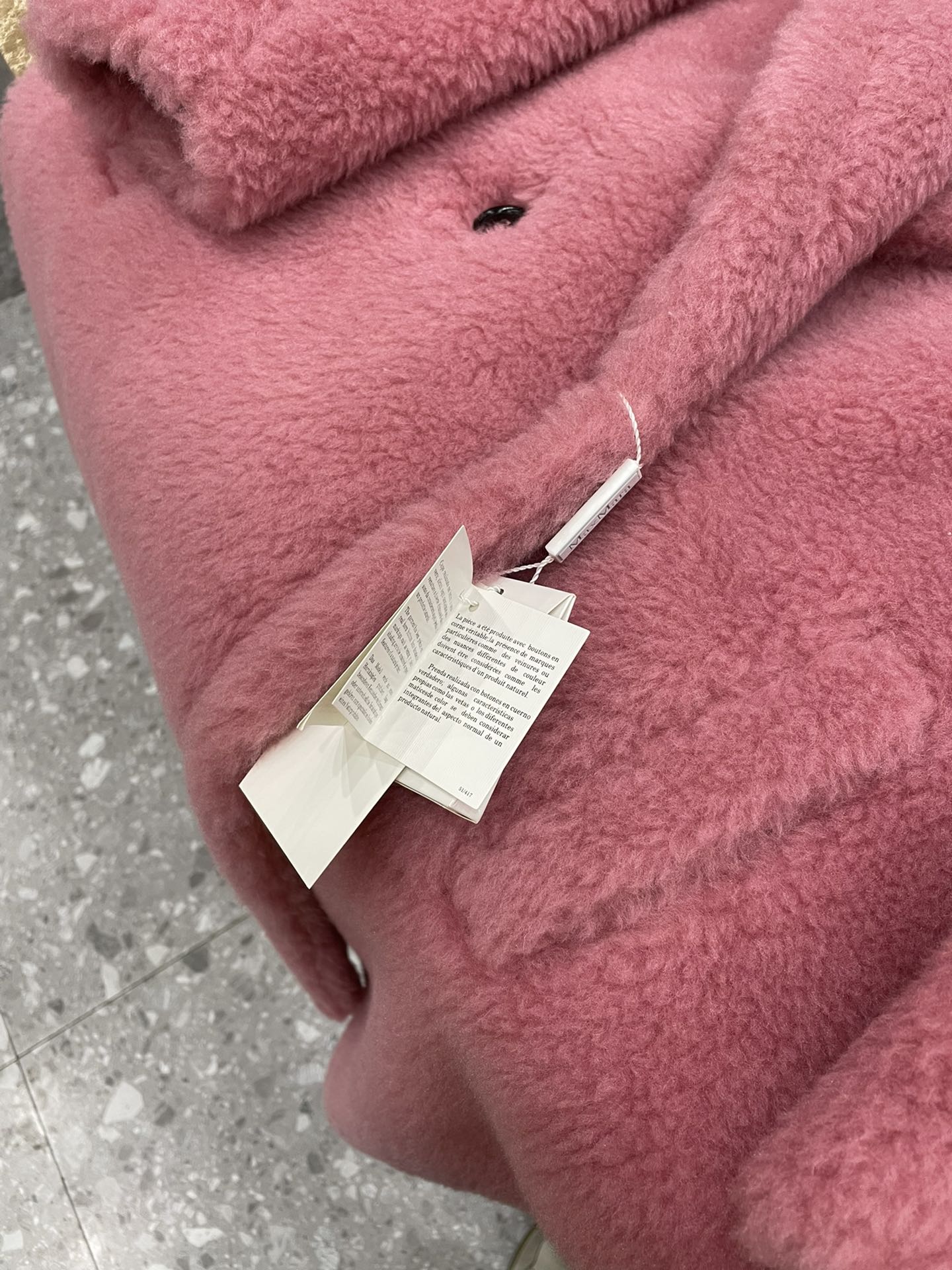 Max Mara Teddy fur long coat Size XS-M