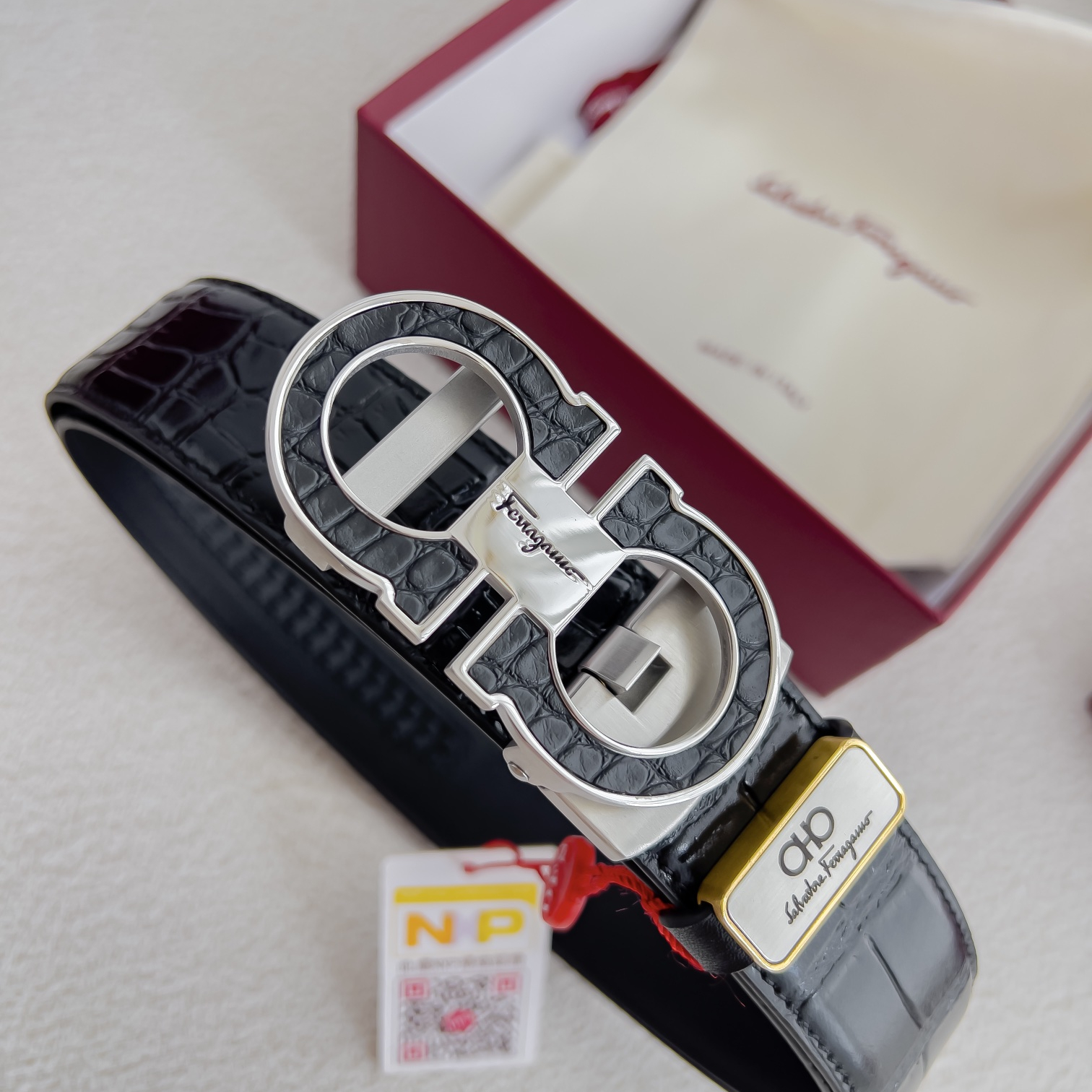 Ferragamo Men Belt Width 3.5cm