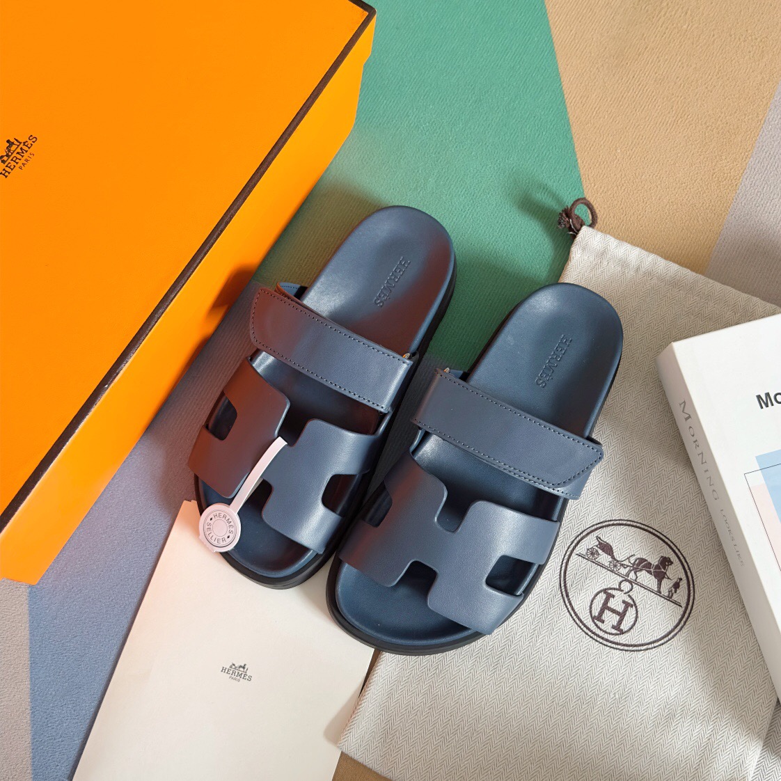 Hermes chypre Slippers Size 36-45