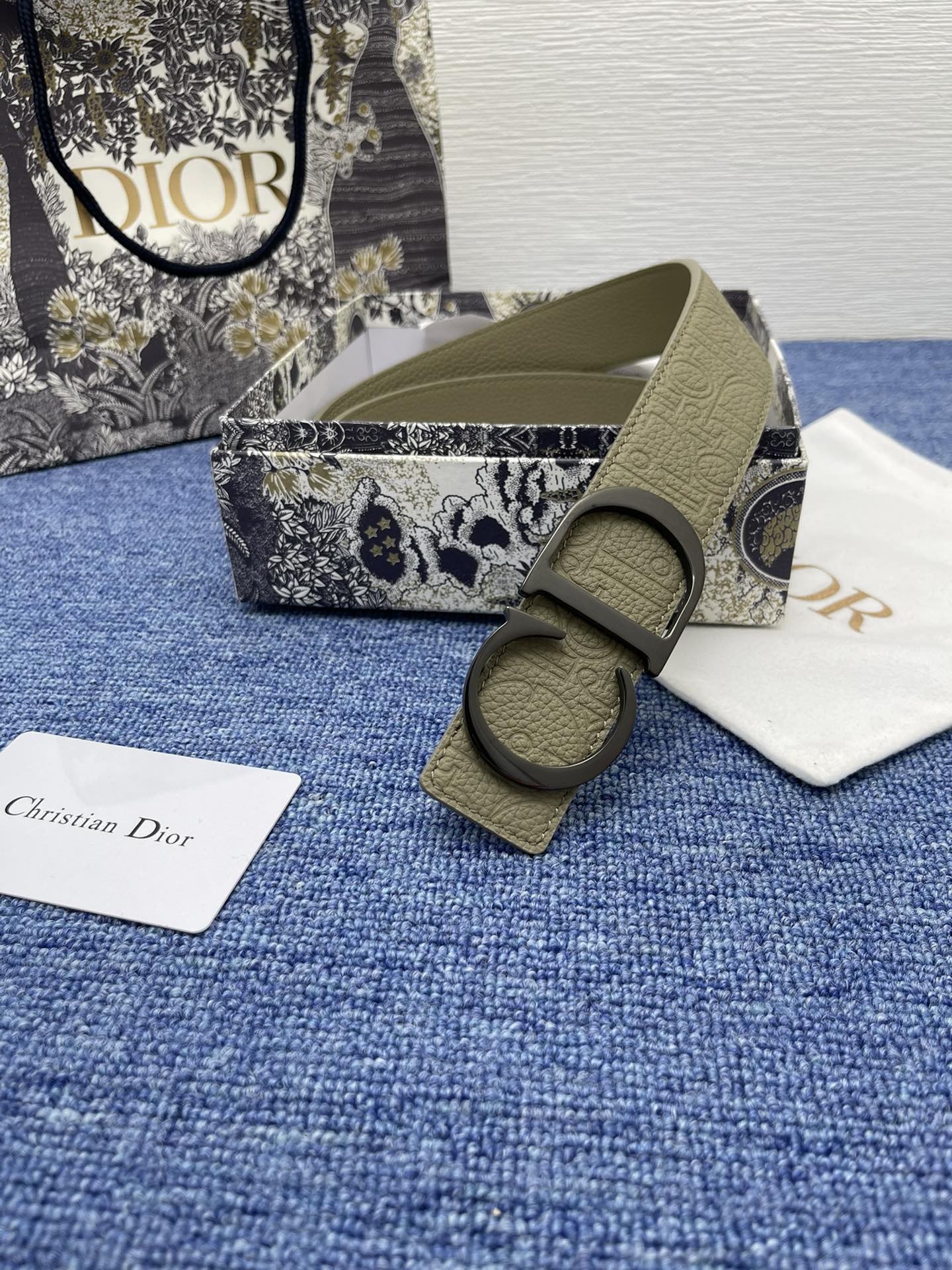 Dior Men Belt Width 3.5cm