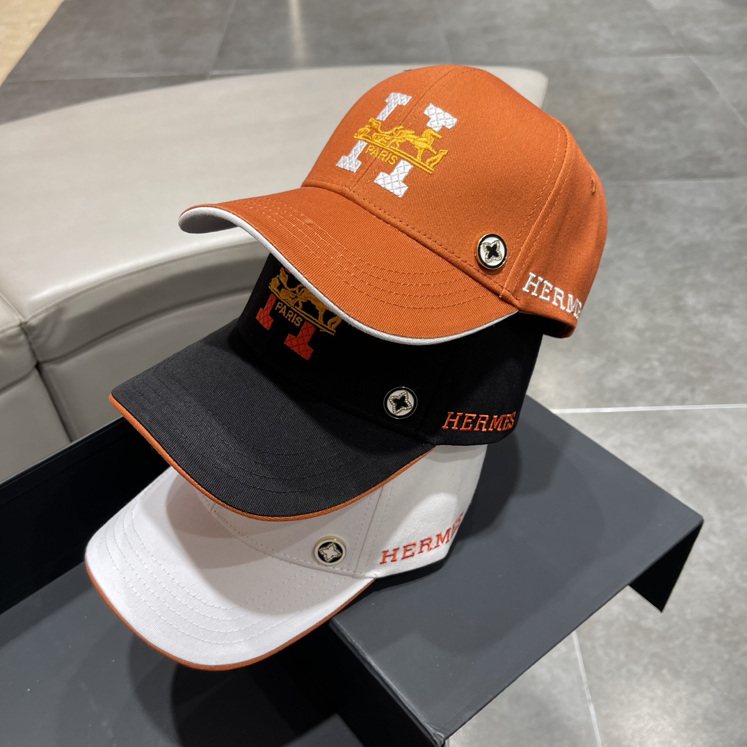 Hermes Baseball Cap 3-Color