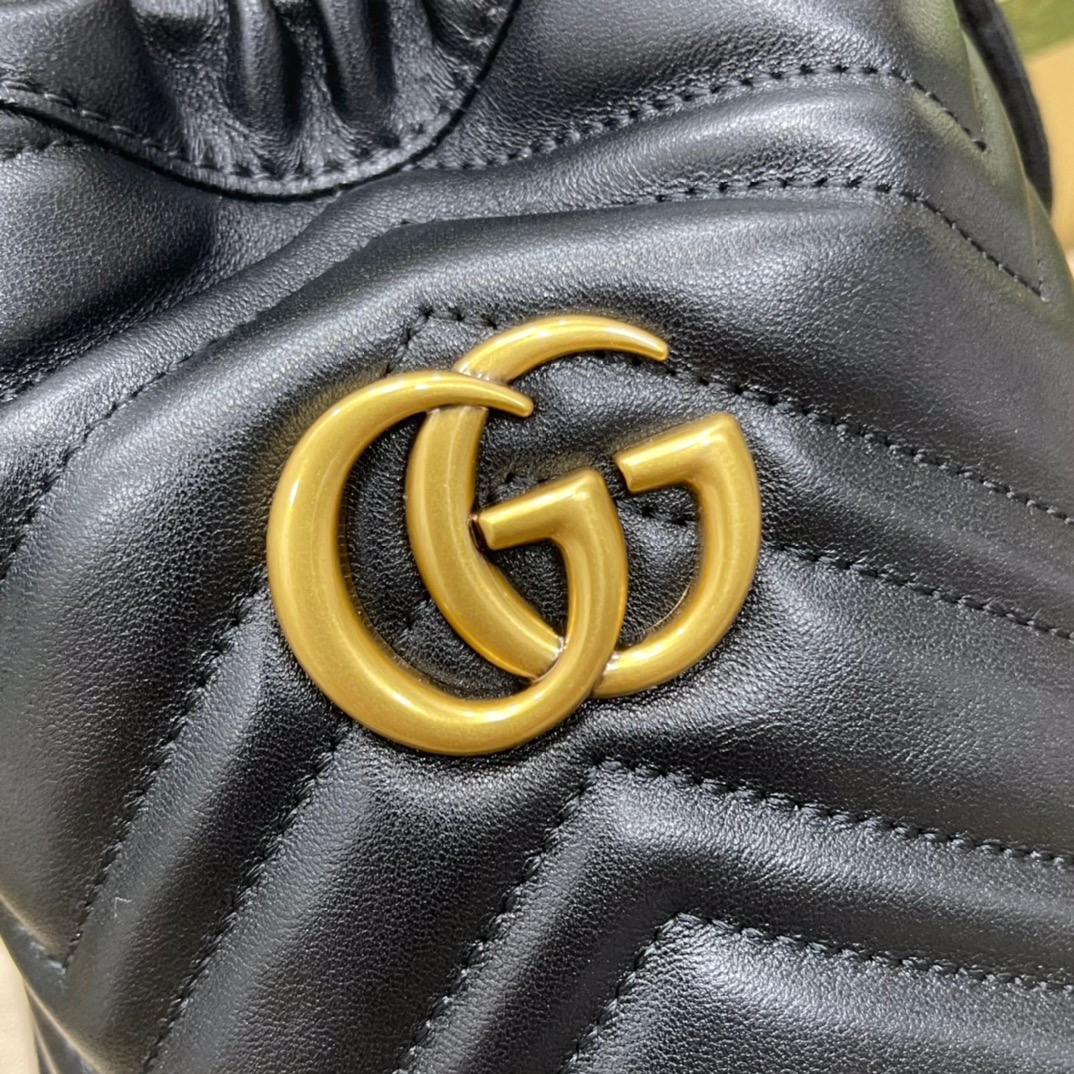 Gucci GG Marmont Bucket Bags For Women Size 17*13cm