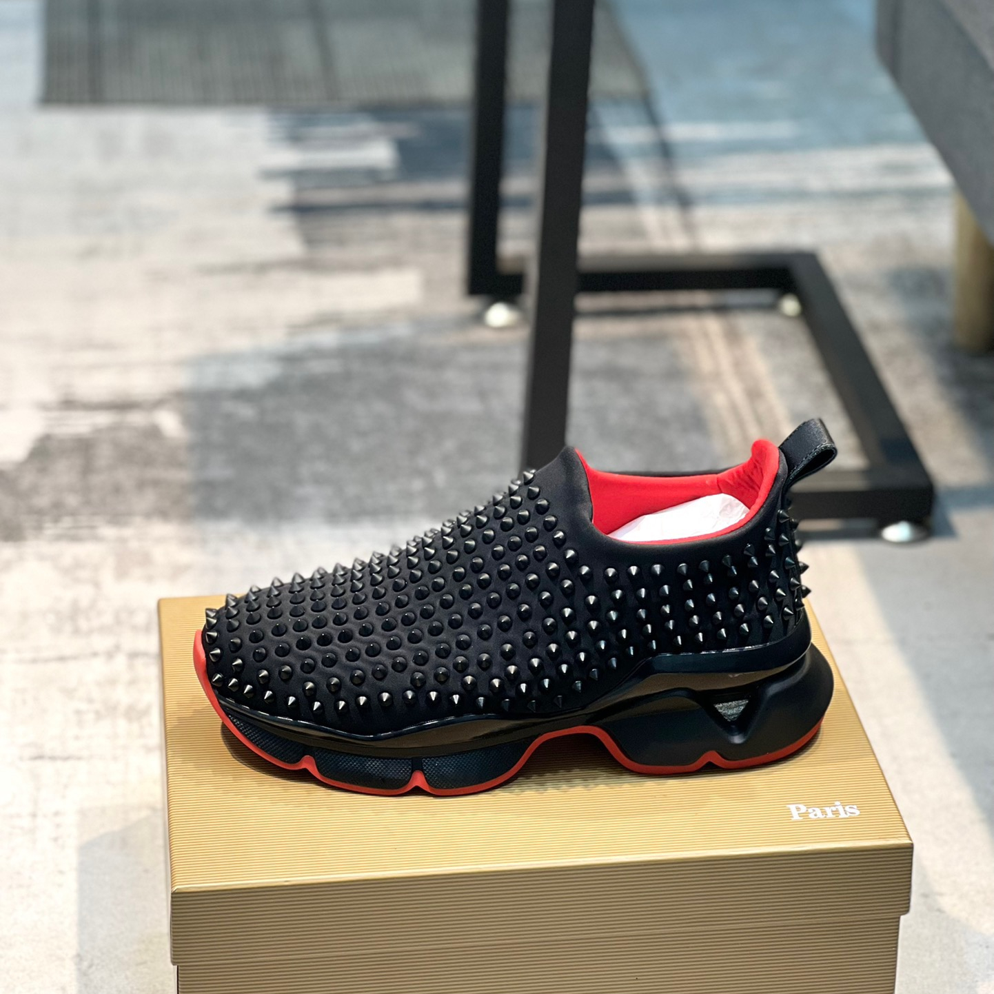 Christian Louboutin Spike Sock Sneaker Size 36-46 2-Color