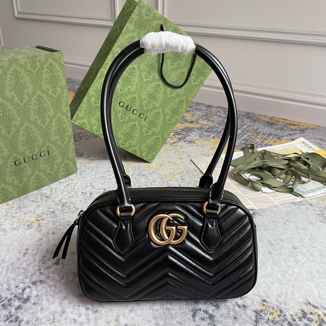 Gucci Women Shoulder Bags Size 25.5*15.5*6.5cm