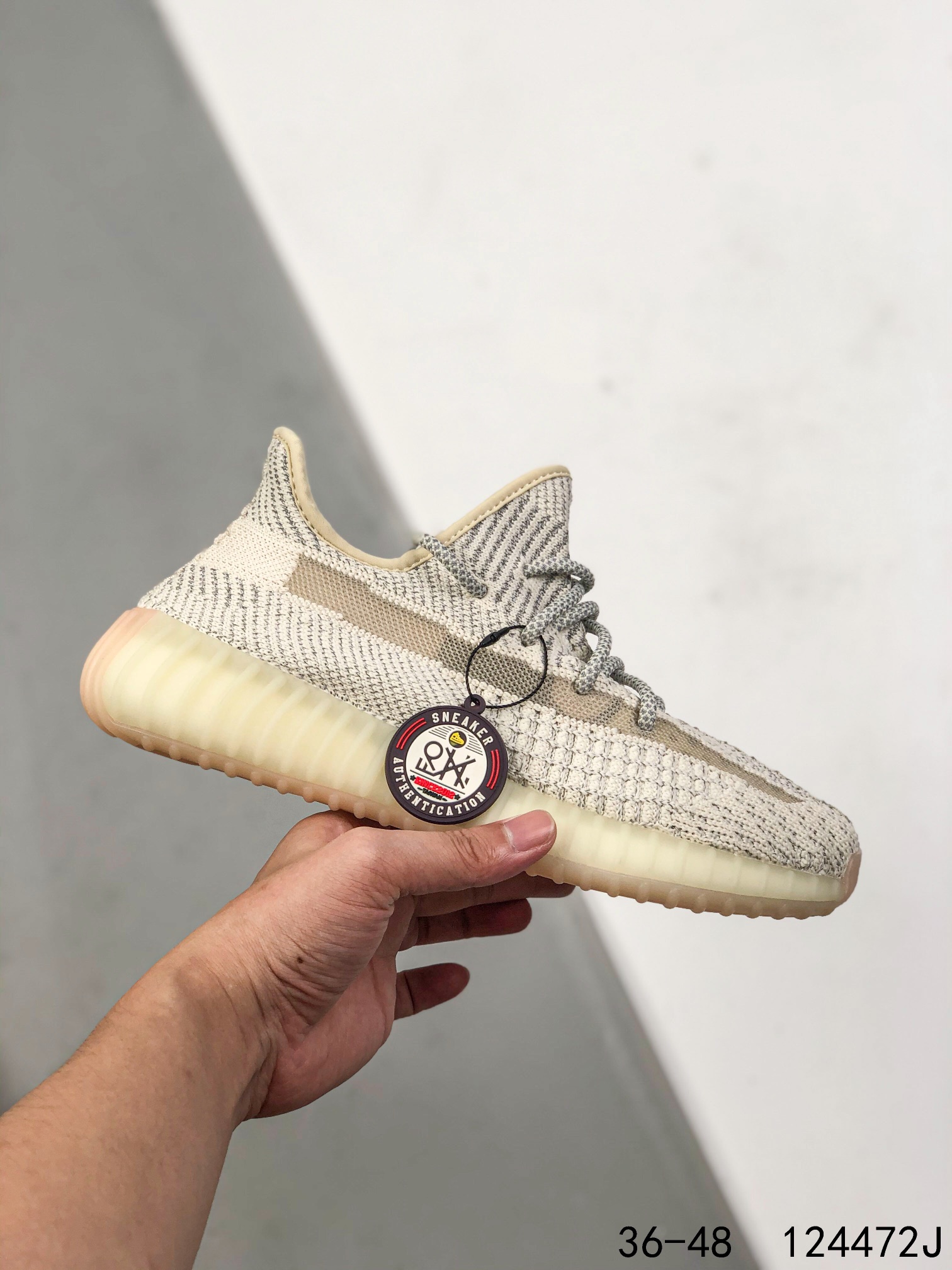 Yeezy 350 Boost 350 V2 Mens/Women Sneakers Shoes Light Yellow 36 - 45