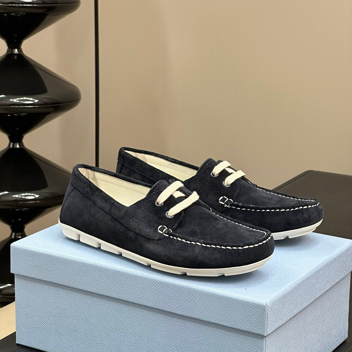 Prada Suede driving Shoes Loafers Size 36-41