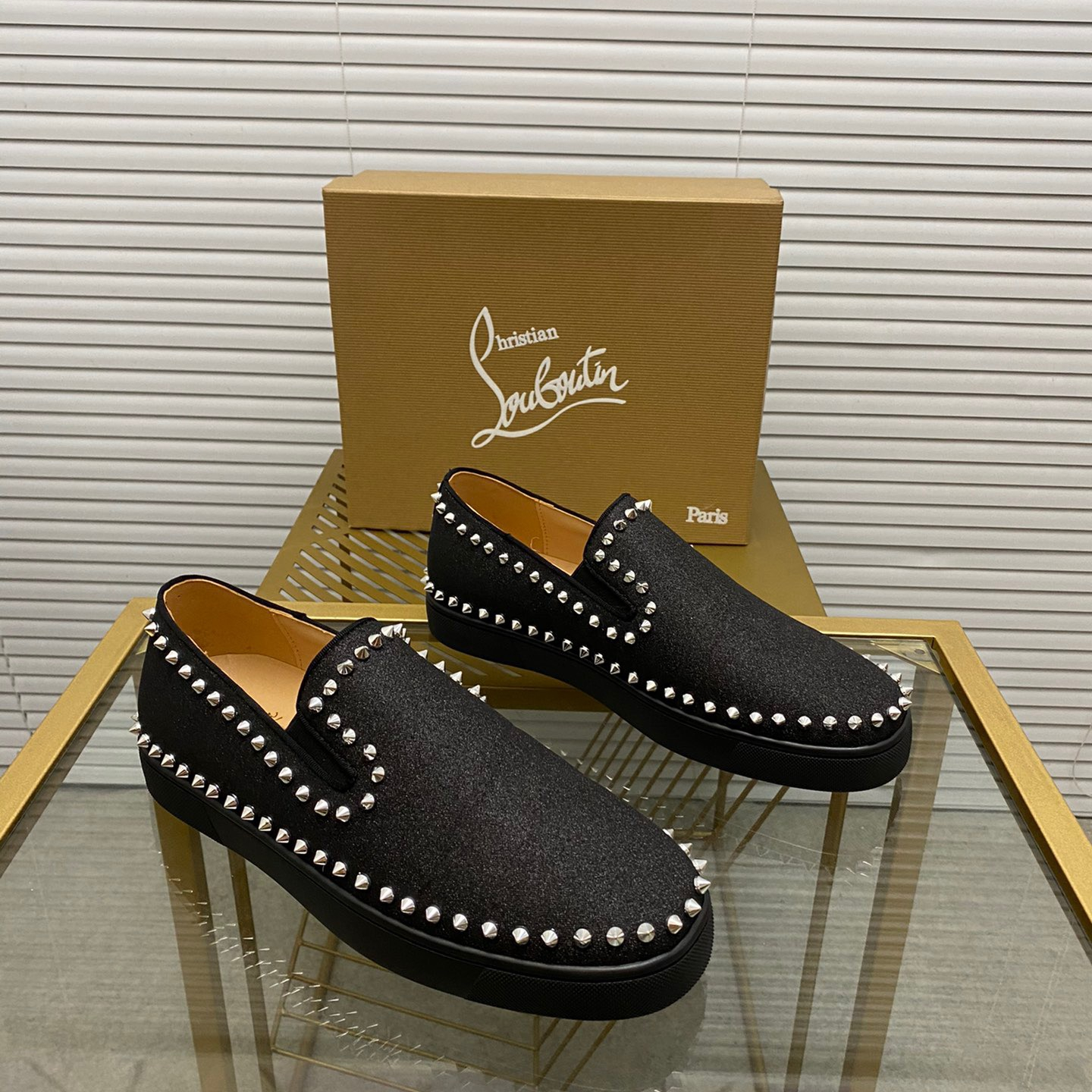 Christian Louboutin Pik Boat Sneaker Size 36-46 4-Color