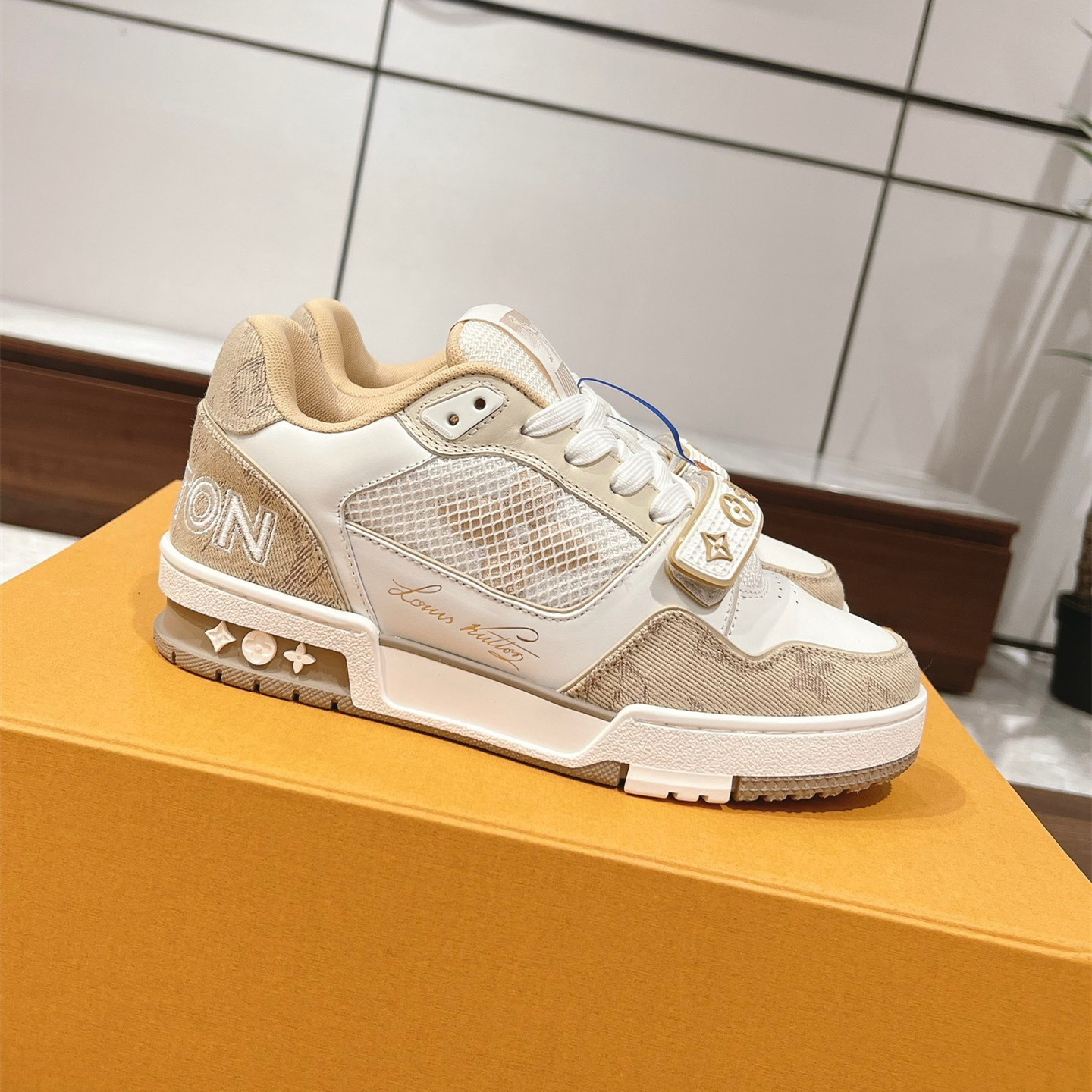 Louis Vuitton LV Trainer Velcro Strap Sneaker Size 36-46