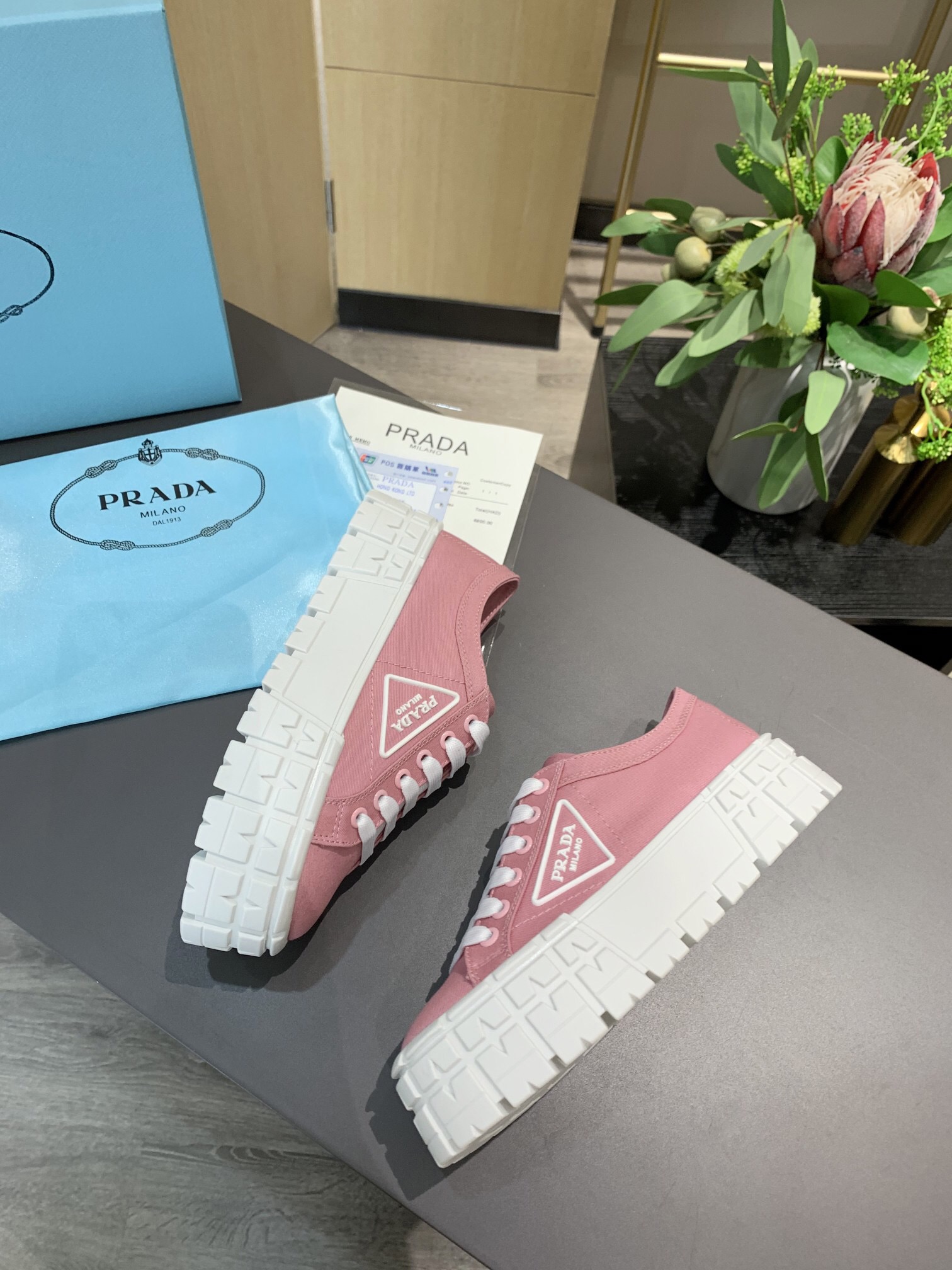 Prada 2024 New Double Wheel Re-Nylon gabardine Sneaker Size 36-41