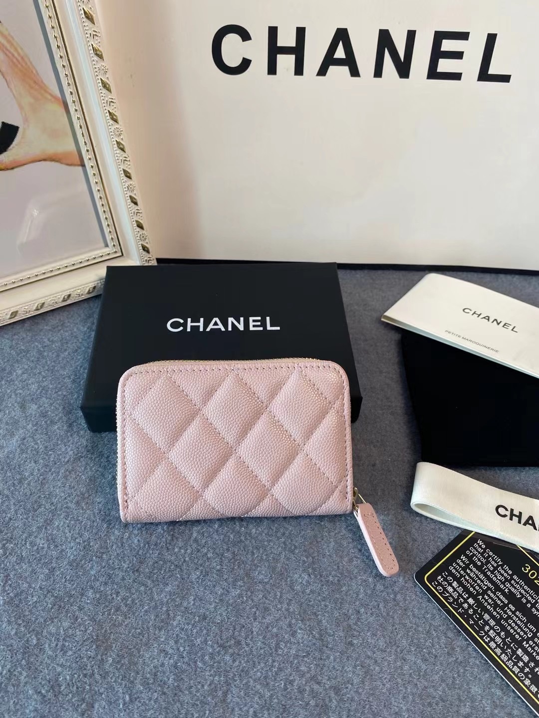 Chanel Card Holder Size 11*7*2cm