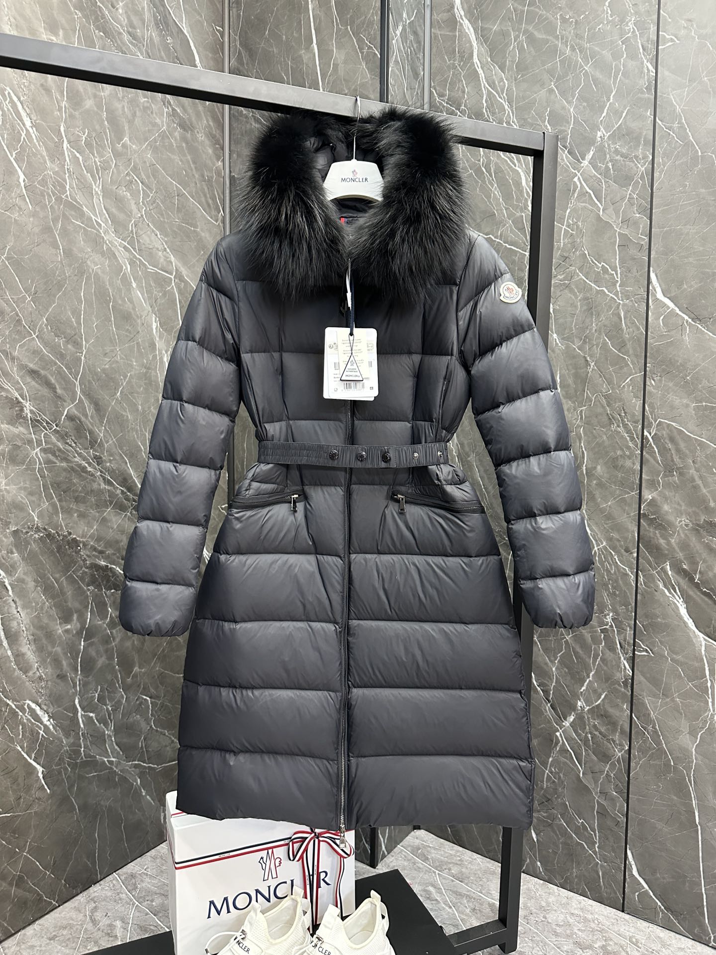 Moncler Boed Long Women Down Jacket Size S-XL