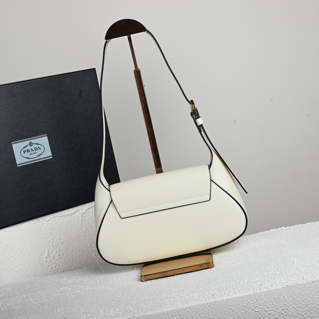 Prada 1BD358 Small Leather Shoulder Bags Size 25*15*5.5cm