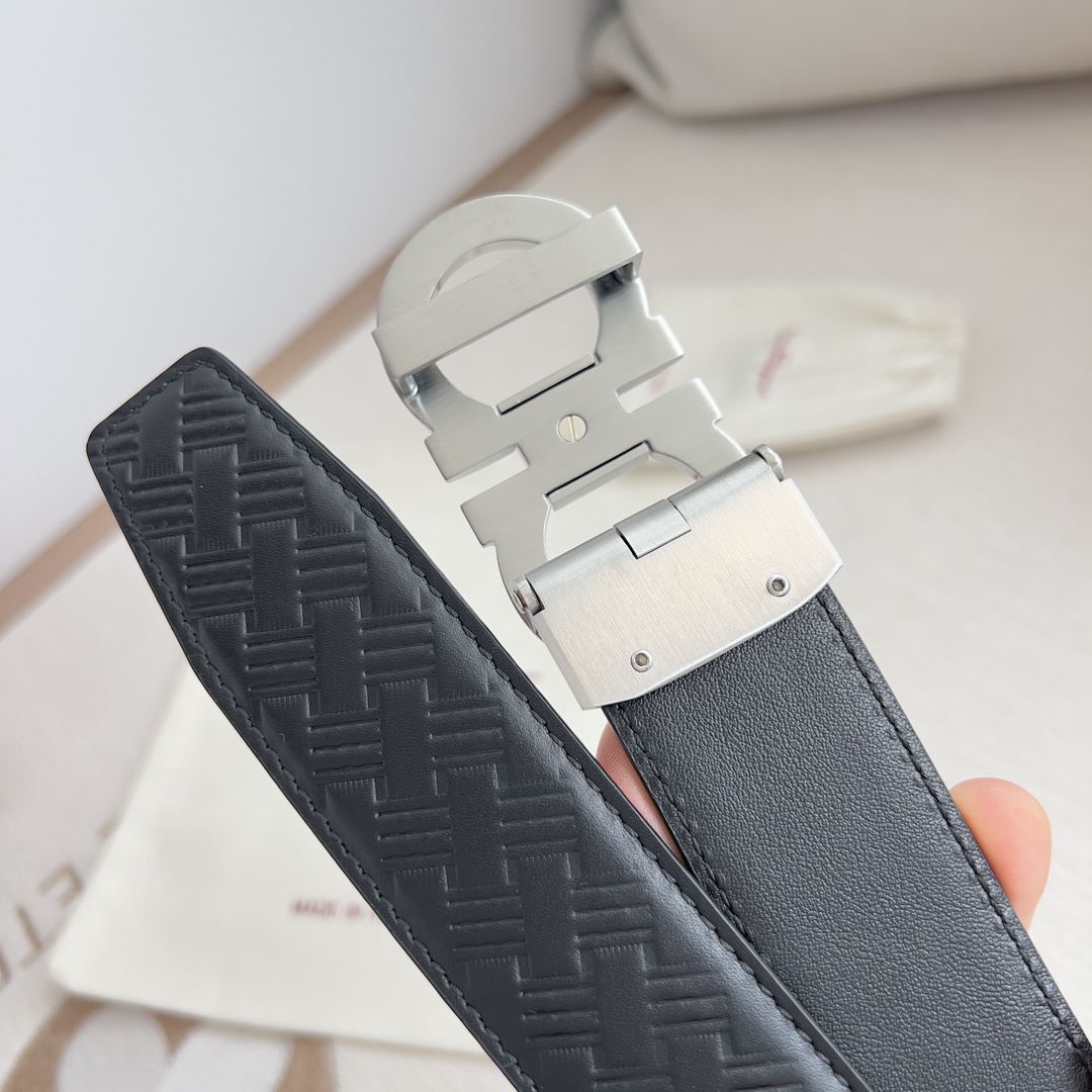 Ferragamo Men Belt Width 3.5cm