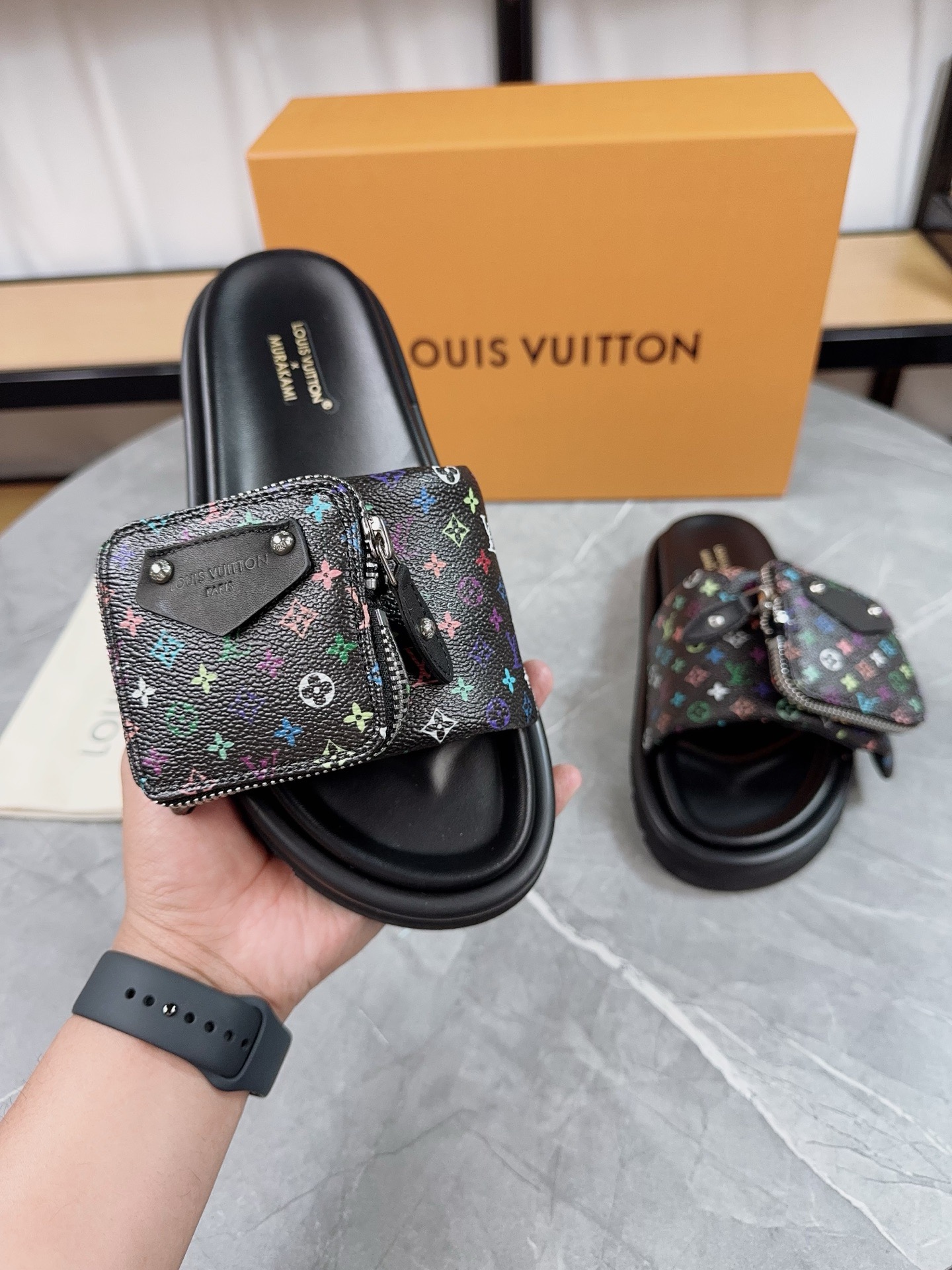 Louis Vuitton Pool Pillow Flat Comfort Slippers Size 36-46