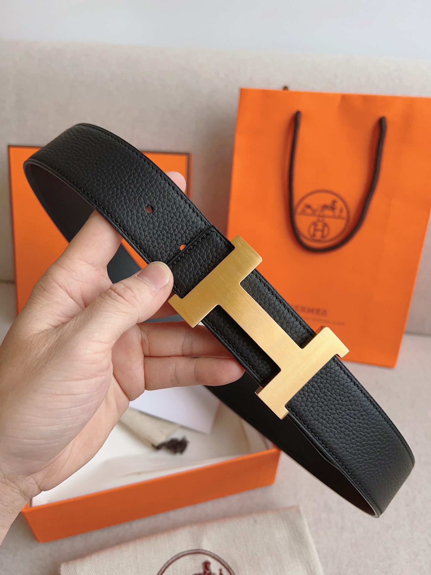Hermes Men Belt Width 3.8cm