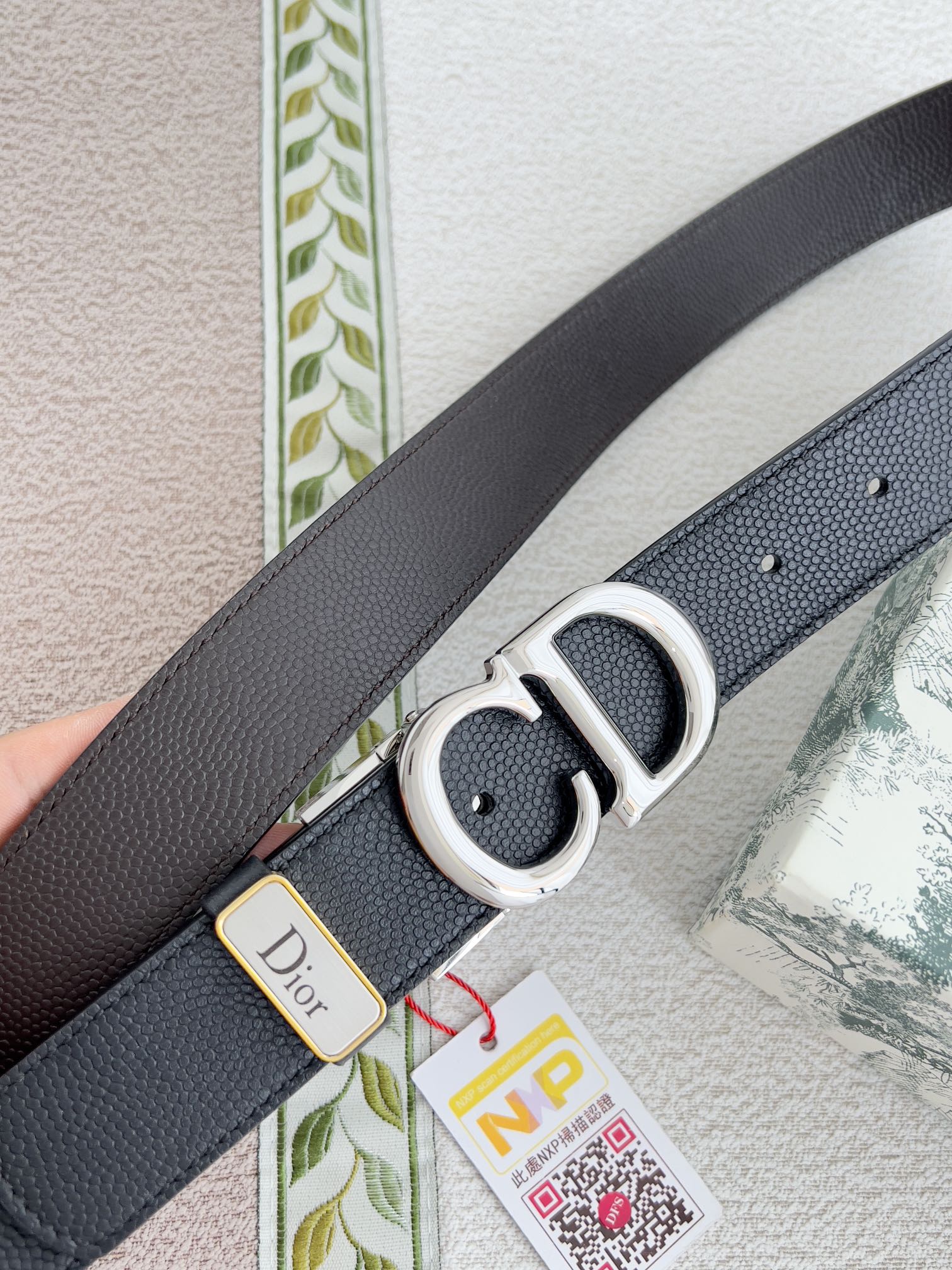 Dior Men Belt Width 3.5cm