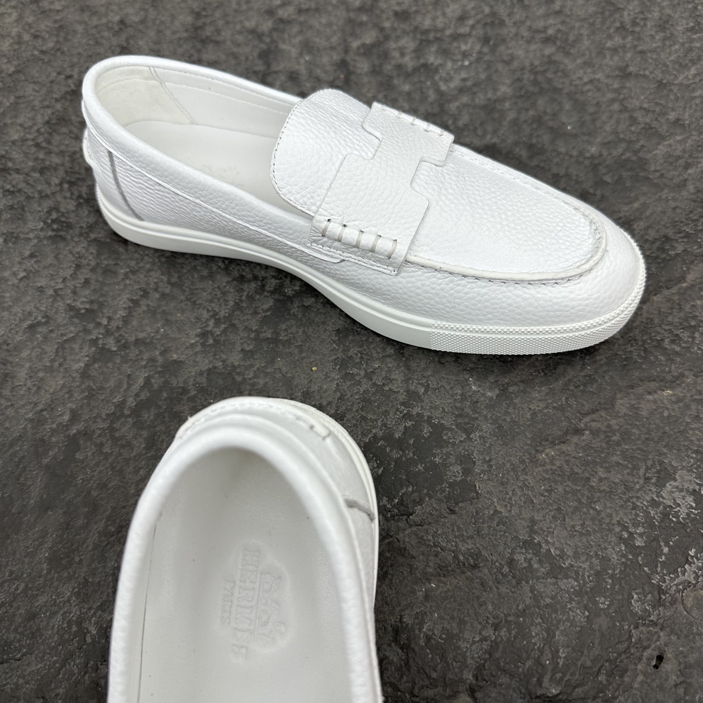 Hermes Job Unisex Loafers Size 35-46