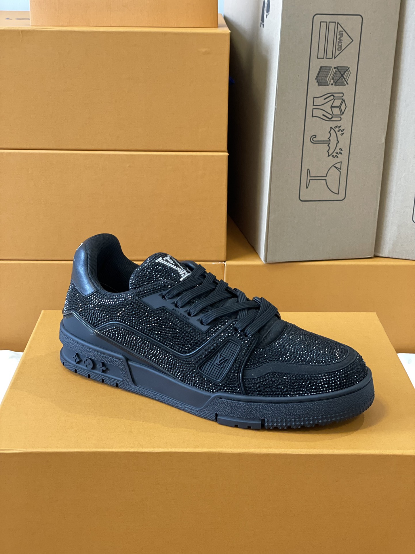 Louis Vuitton LV Trainer Diamond Sneaker Size 36-46