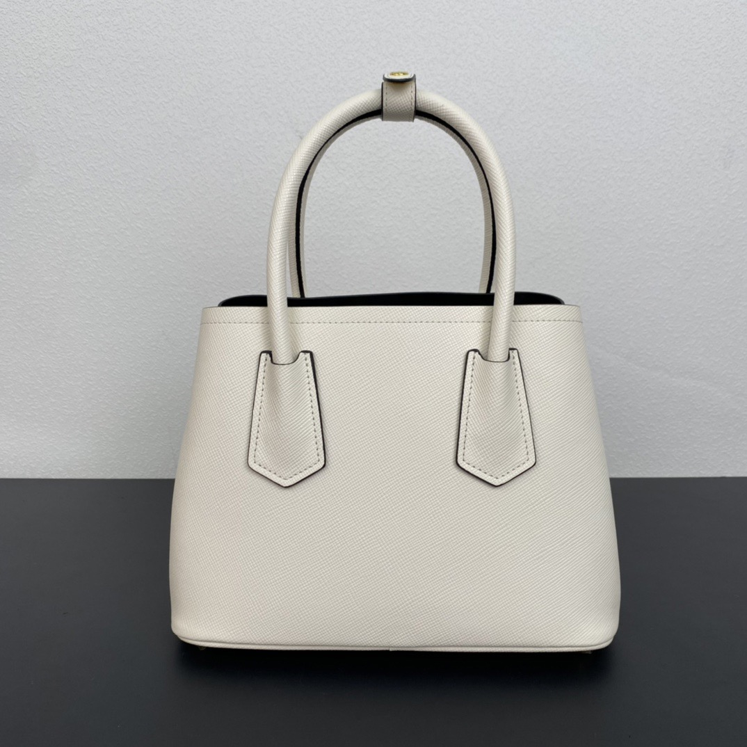 Prada 1BG443 Double Saffiano Leather Bags Size 25*18.5*12.5cm