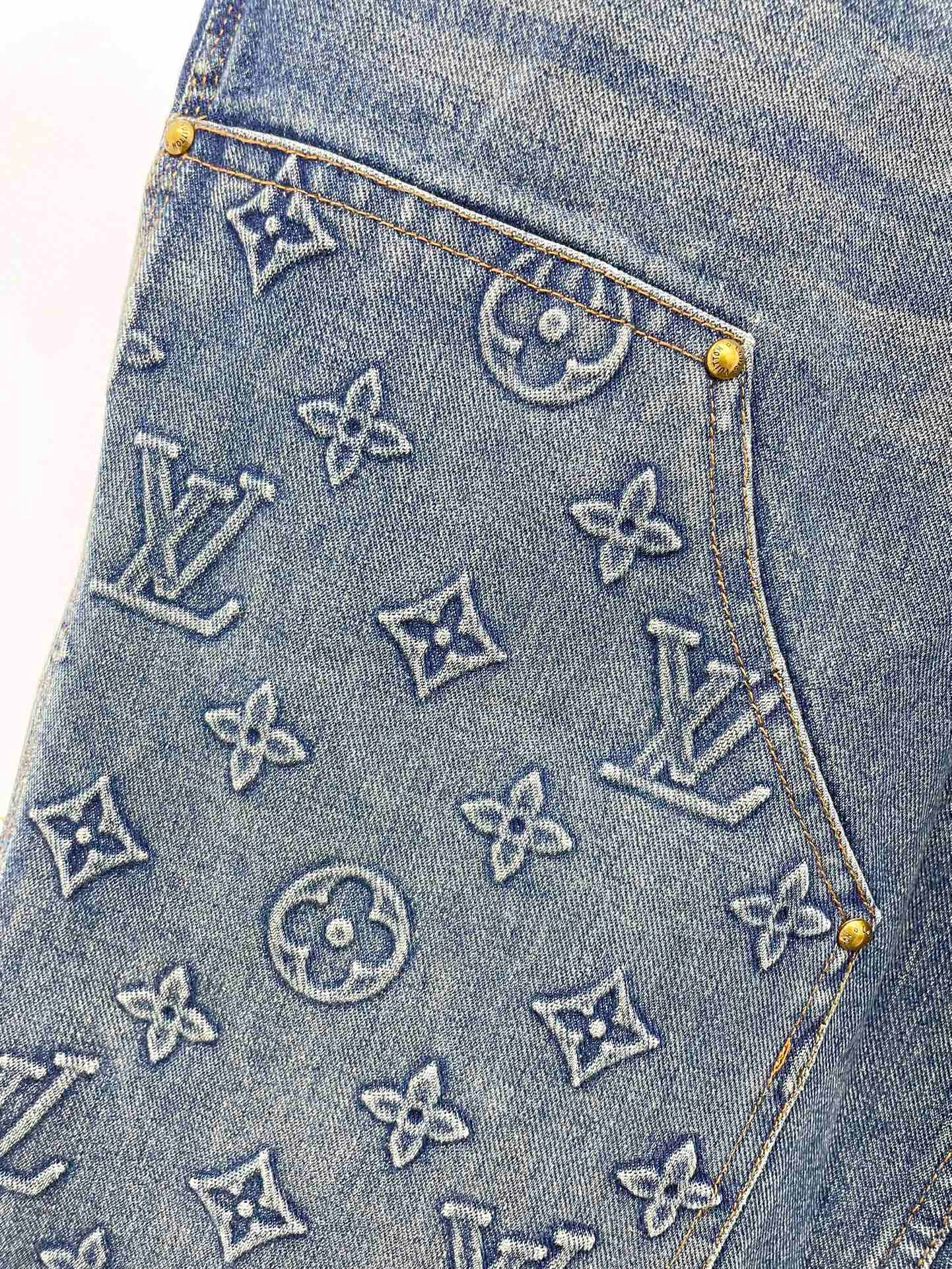 Louis Vuitton Unisex Jeans Size S-XL