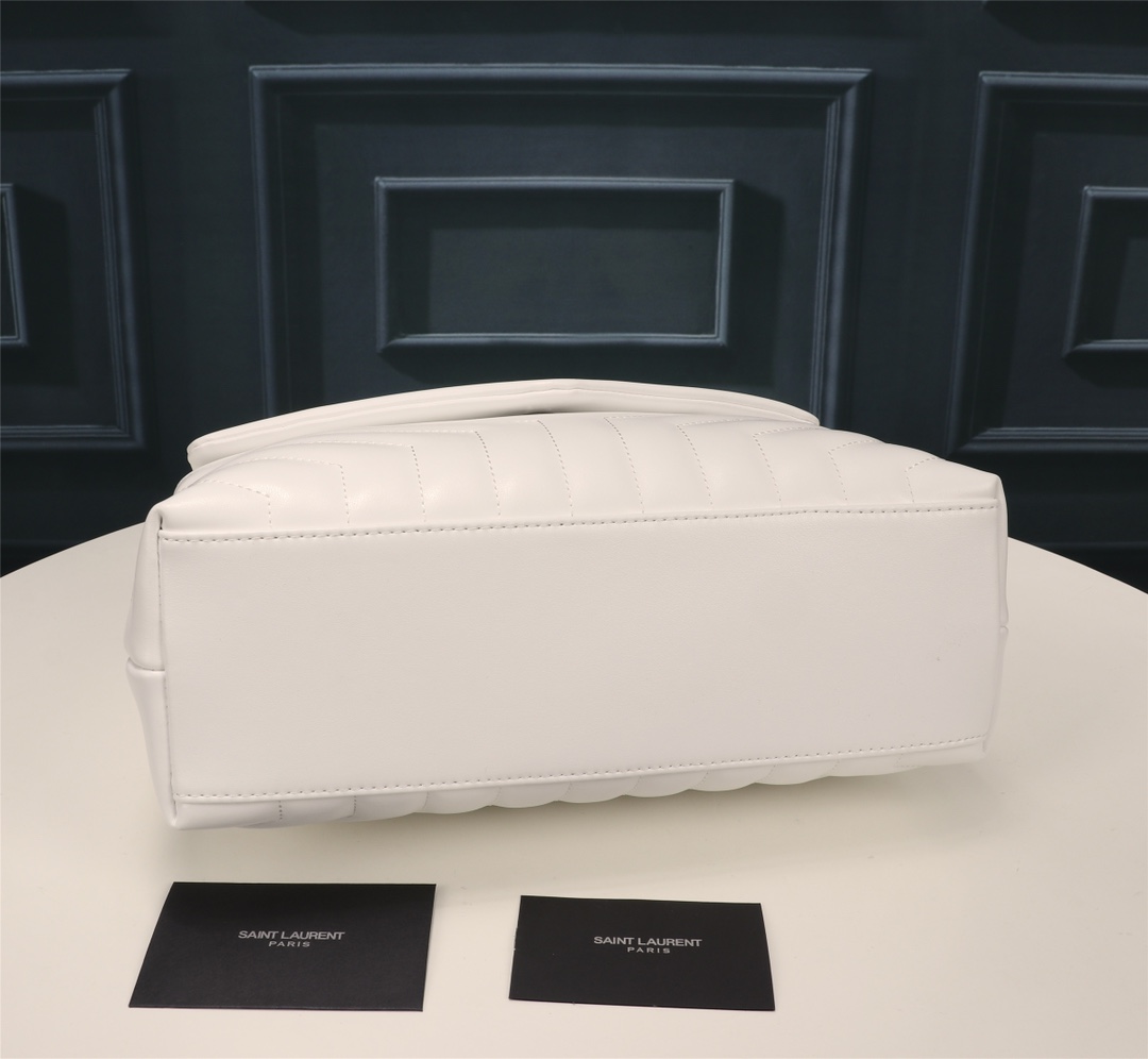 YSL Lou Lou Puffer Women Shoulder Bags Size 30cm