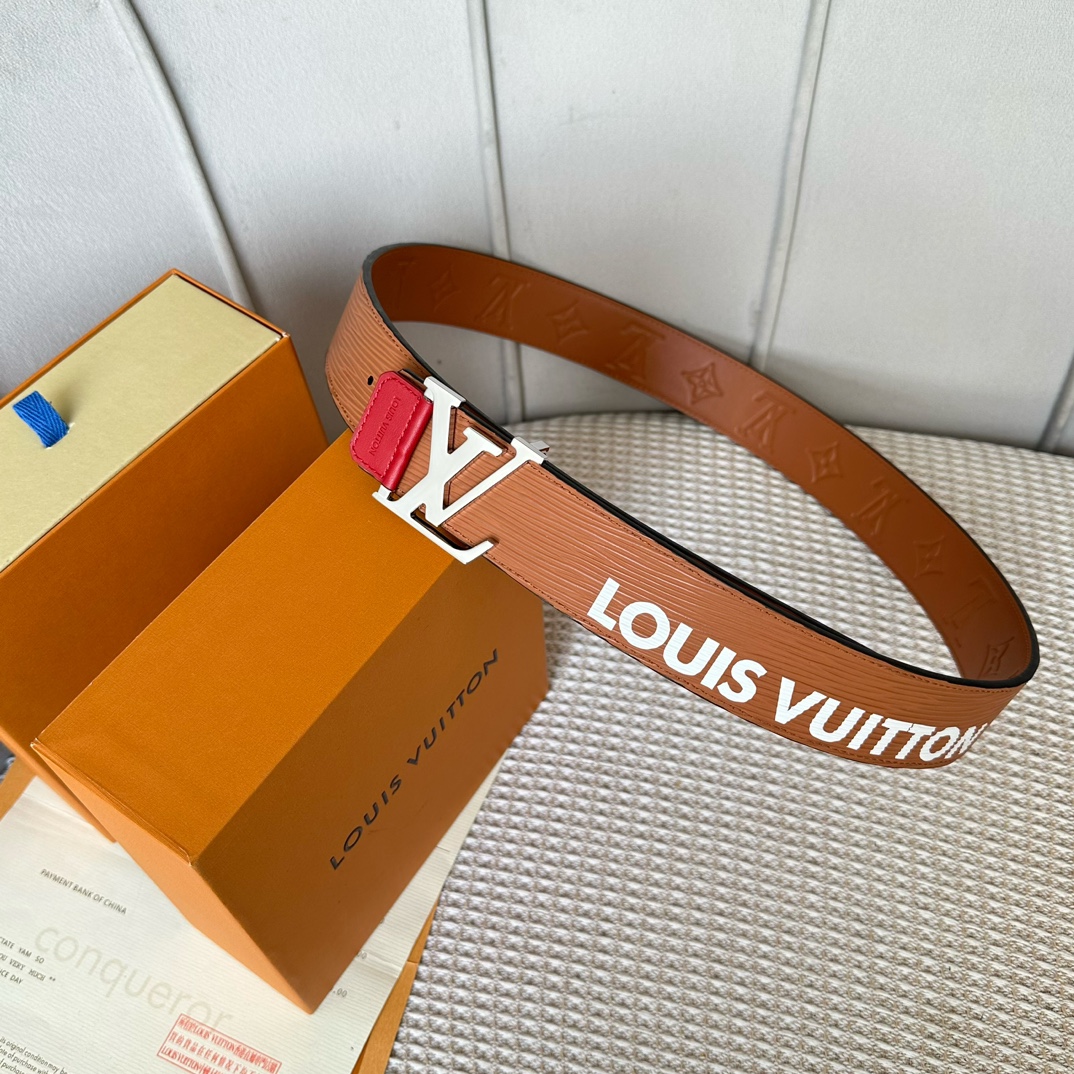Louis Vuitton Men Belt Width 4cm