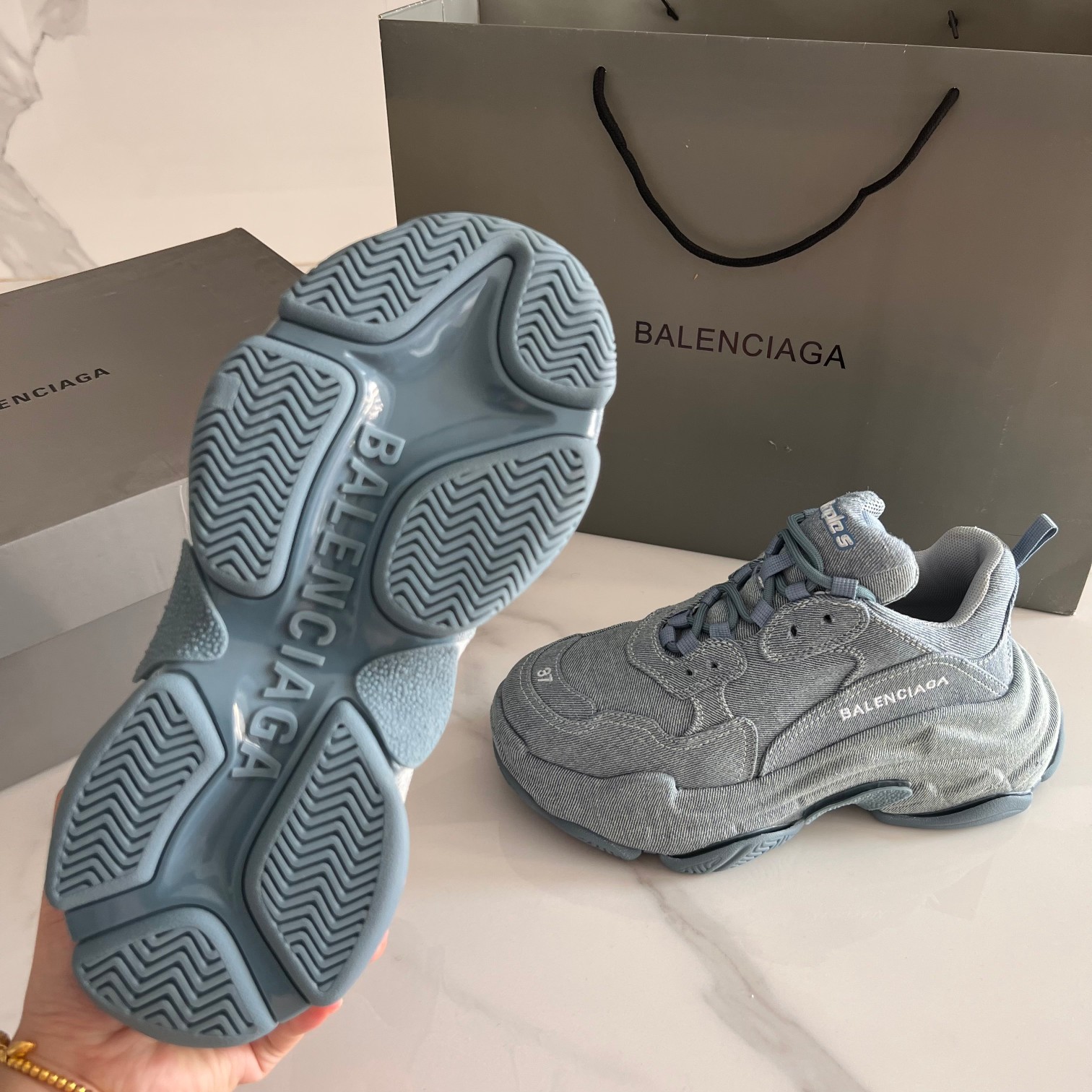 Balenciaga 2023 New Triple S Sneaker Unisex Size 35-45