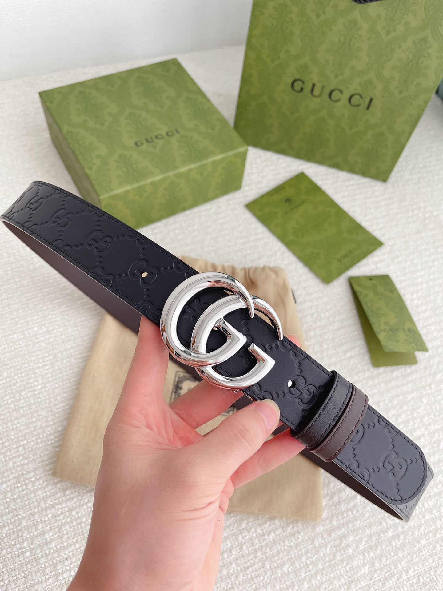 Gucci Men Belt Width 3.8cm