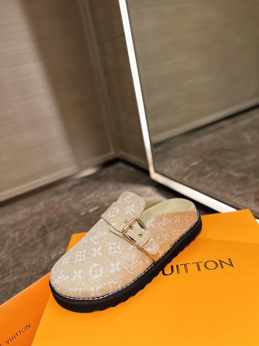 Louis Vuitton Pool Pillow Flat Comfort Slippers Size 36-46