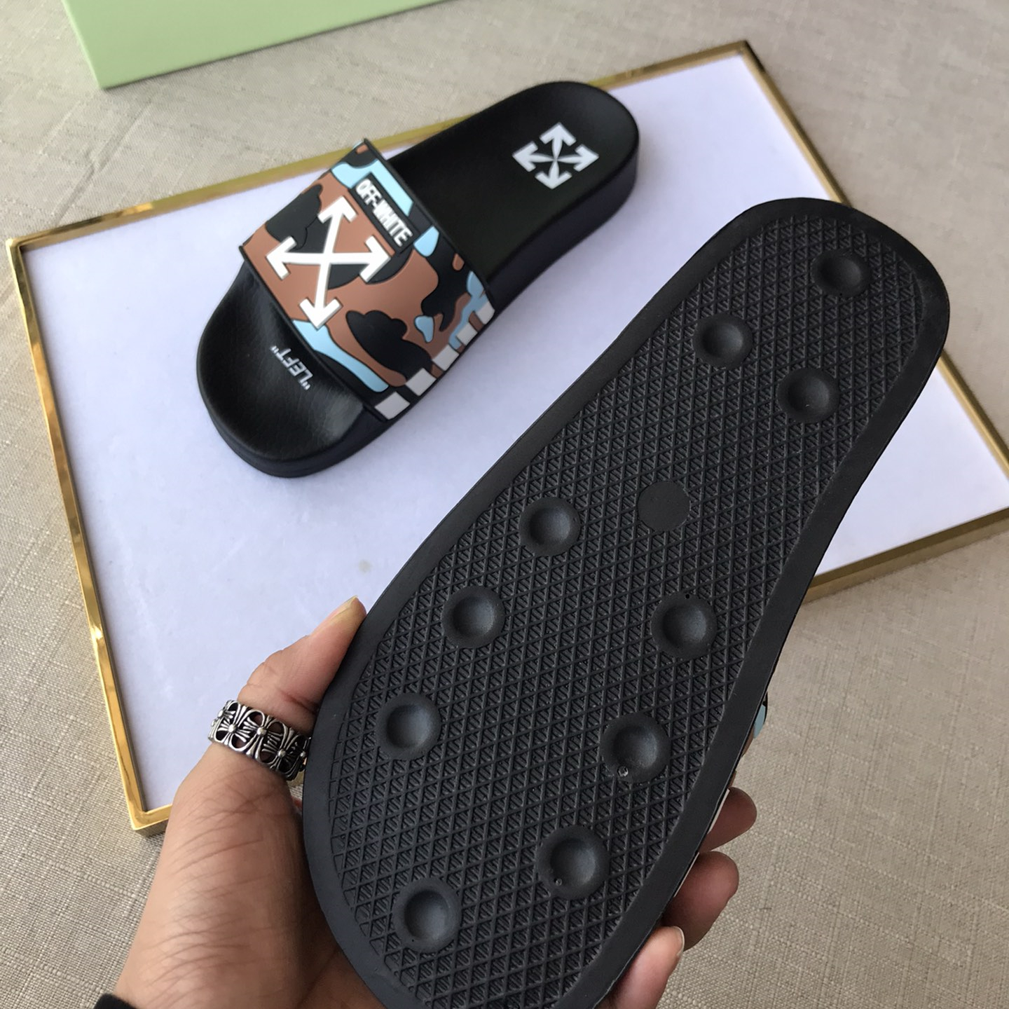 OFF White Mens Women Sandals Gr. 36-46