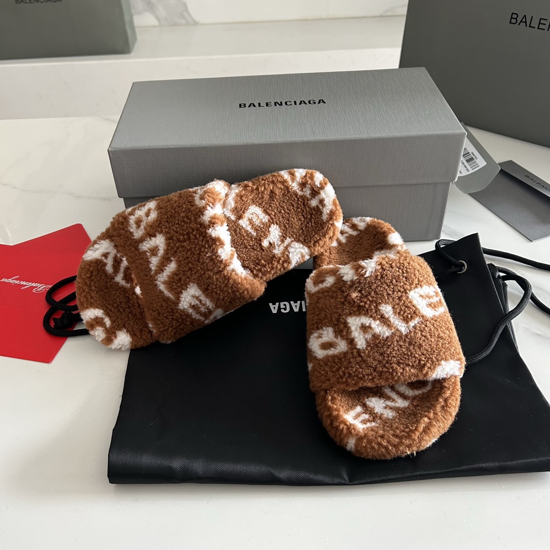 Balenciaga 23FW New Winter Slippers Size 35-41
