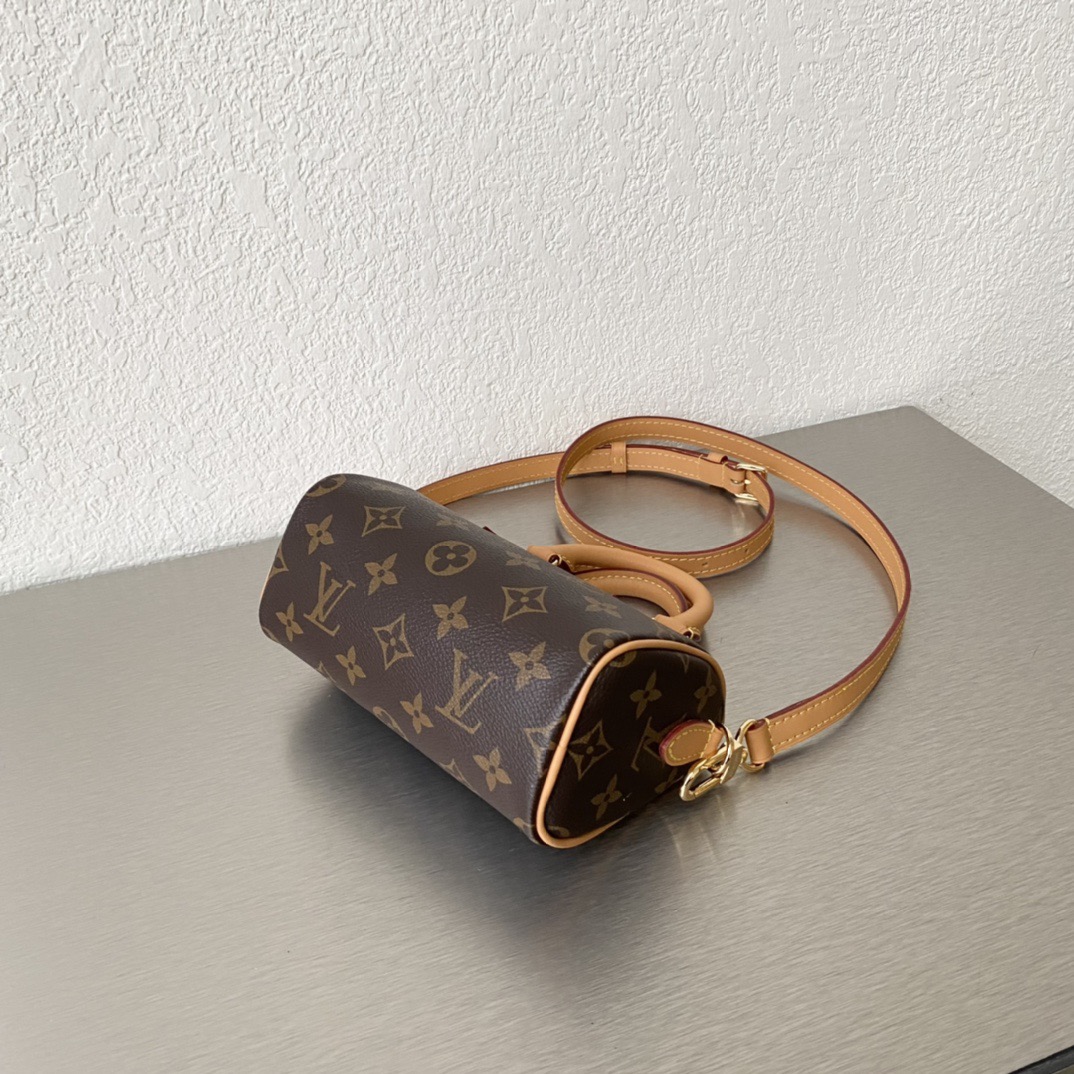 Louis Vuitton M81085 Nano Speedy Women Bags Size 16*10*7.5cm