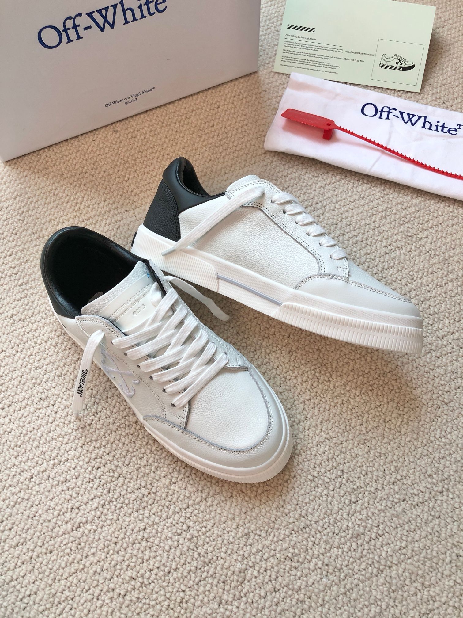 OFF White 2024ss New Low Vulcanized Sneaker Size 36-45