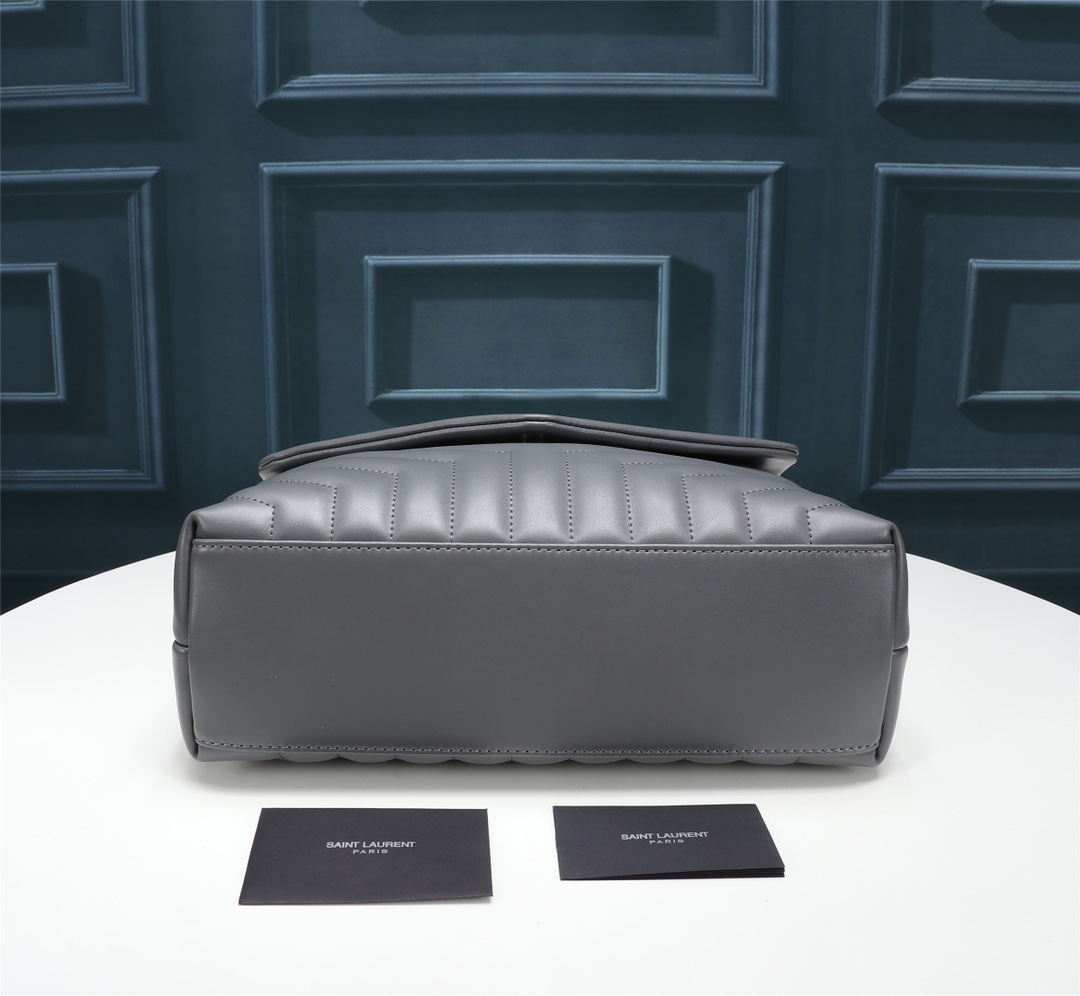 YSL Lou Lou Puffer Women Shoulder Bags Size 30cm