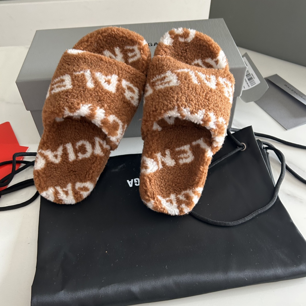 Balenciaga 23FW New Winter Slippers Size 35-41