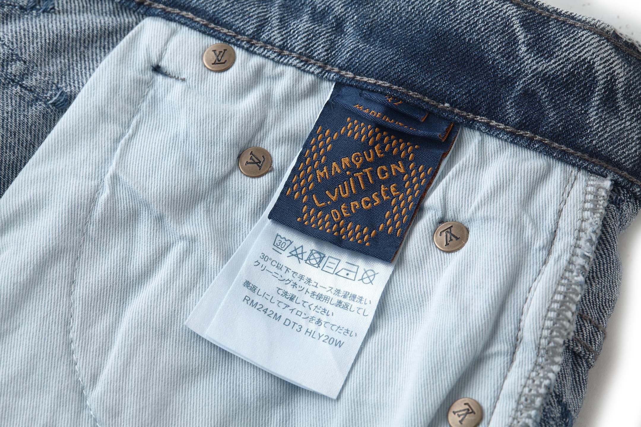 Louis Vuitton X Nigo Unisex Jeans Size S-XL