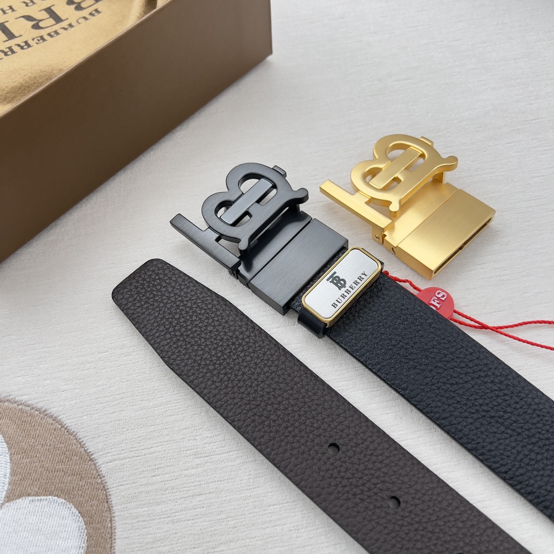 Burberry Men Belt Width 3.5cm