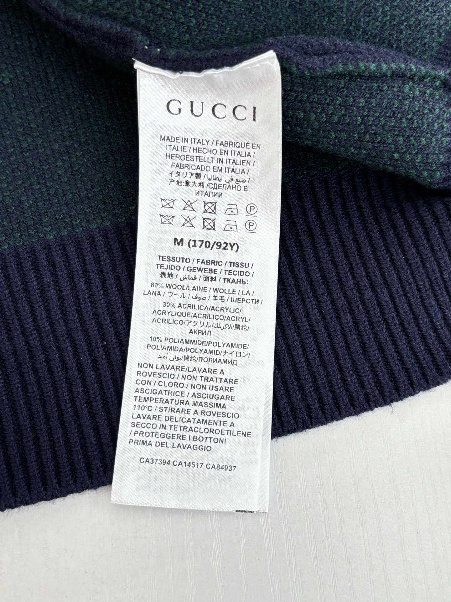 Gucci Unisex Jacket Size S-XL