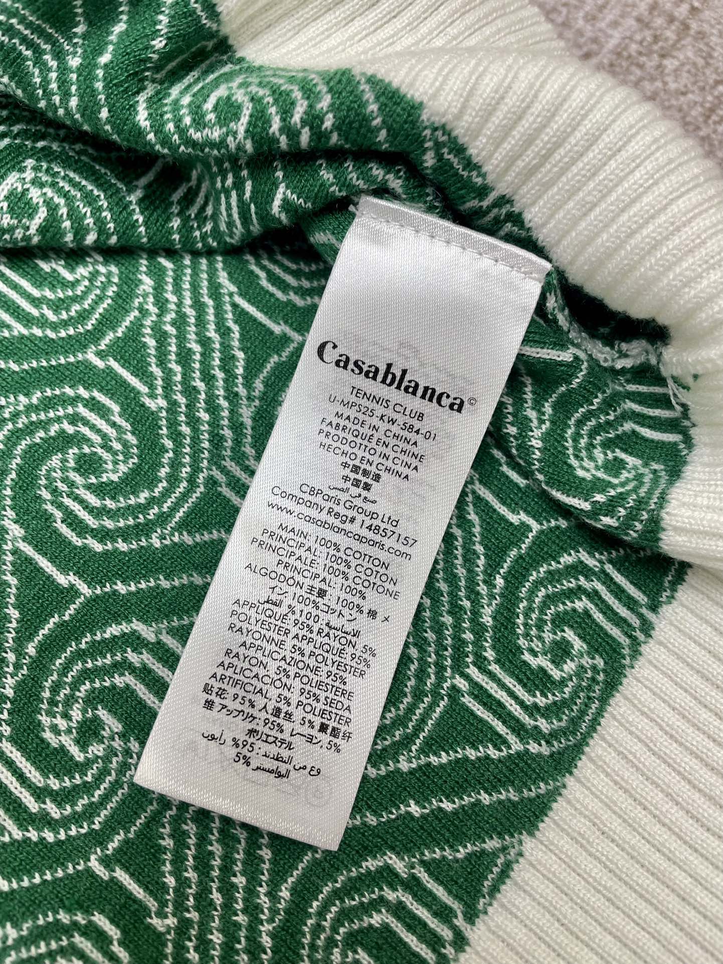 Casablanca Polo Shirt Size S-XL